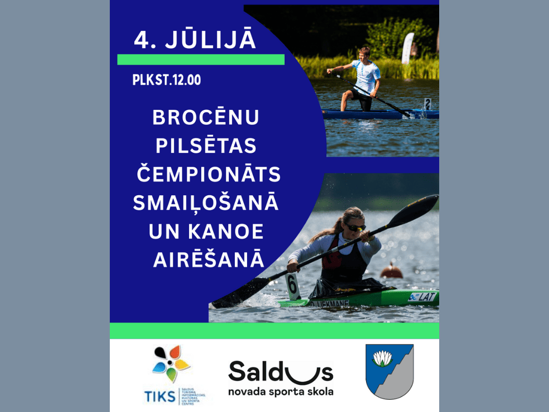 Čempionāts smaiļošanā un kanoe airēšanā