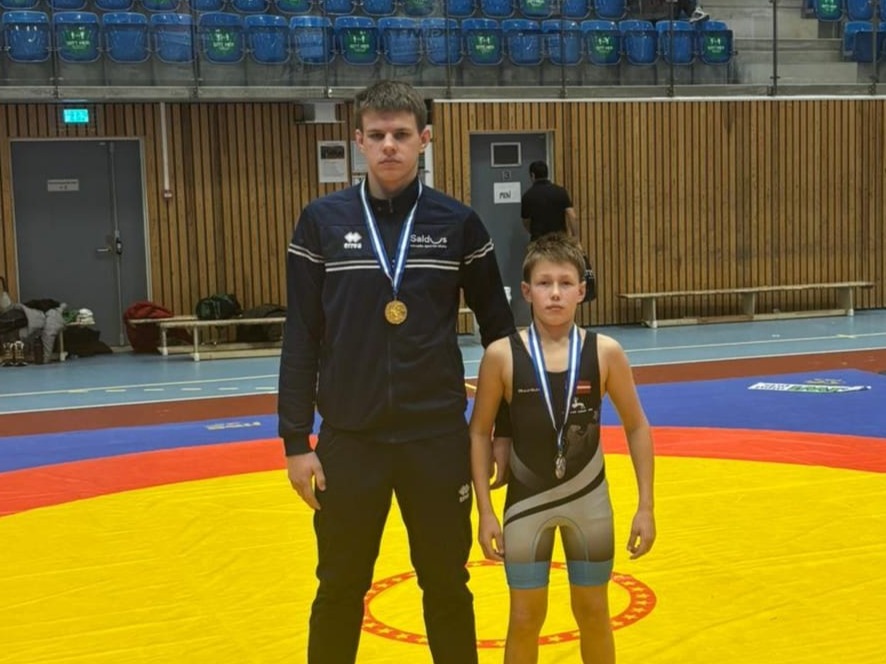 Mūsu audzēkņiem panākumi starptautiskā turnīrā grieķu-romiešu cīņās