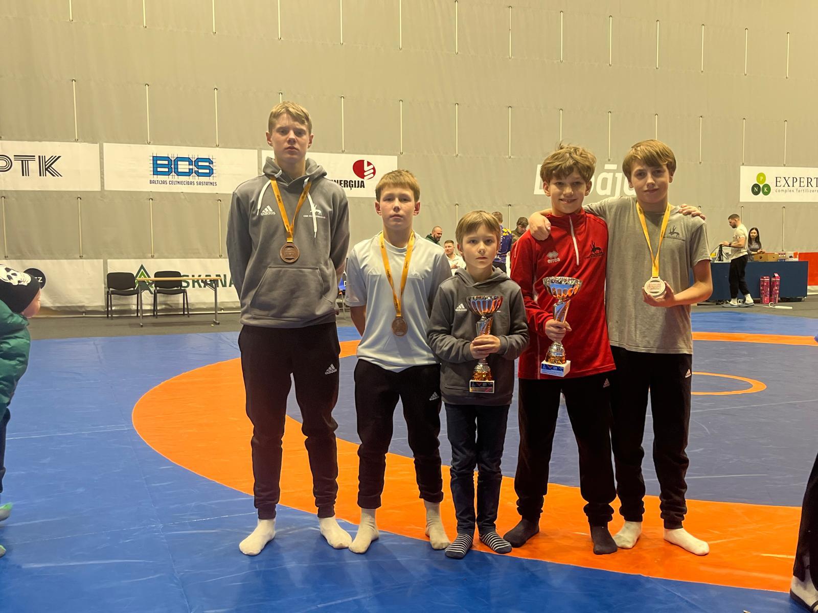 Mūsu audzēkņiem panākumi starptautiskajā turnīrā grieķu – romiešu cīņā (Liepāja)