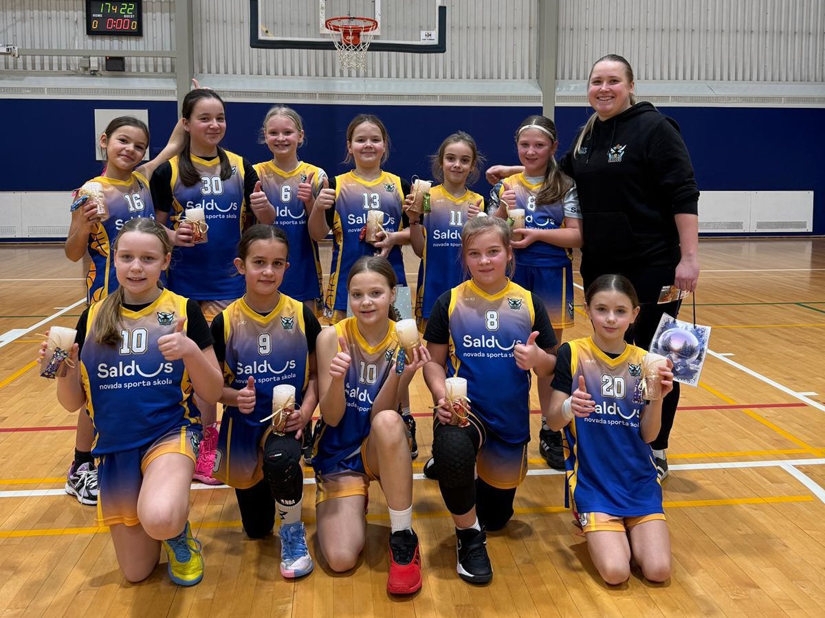 U-11 basketbolistēm draudzības spēles Ventspilī