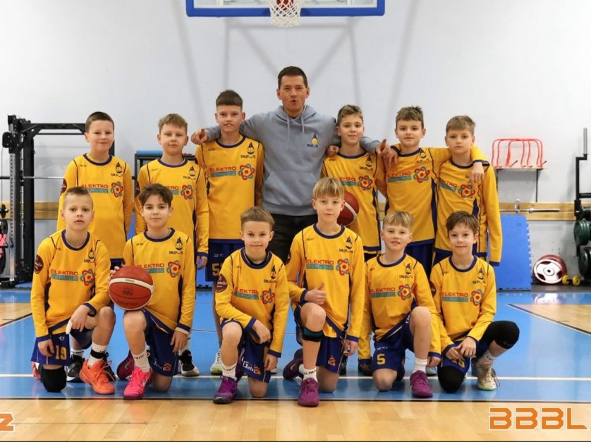 Mūsu basketbola komandai 1.vieta otrajā Baltijas basketbola līgas posmā /U11/