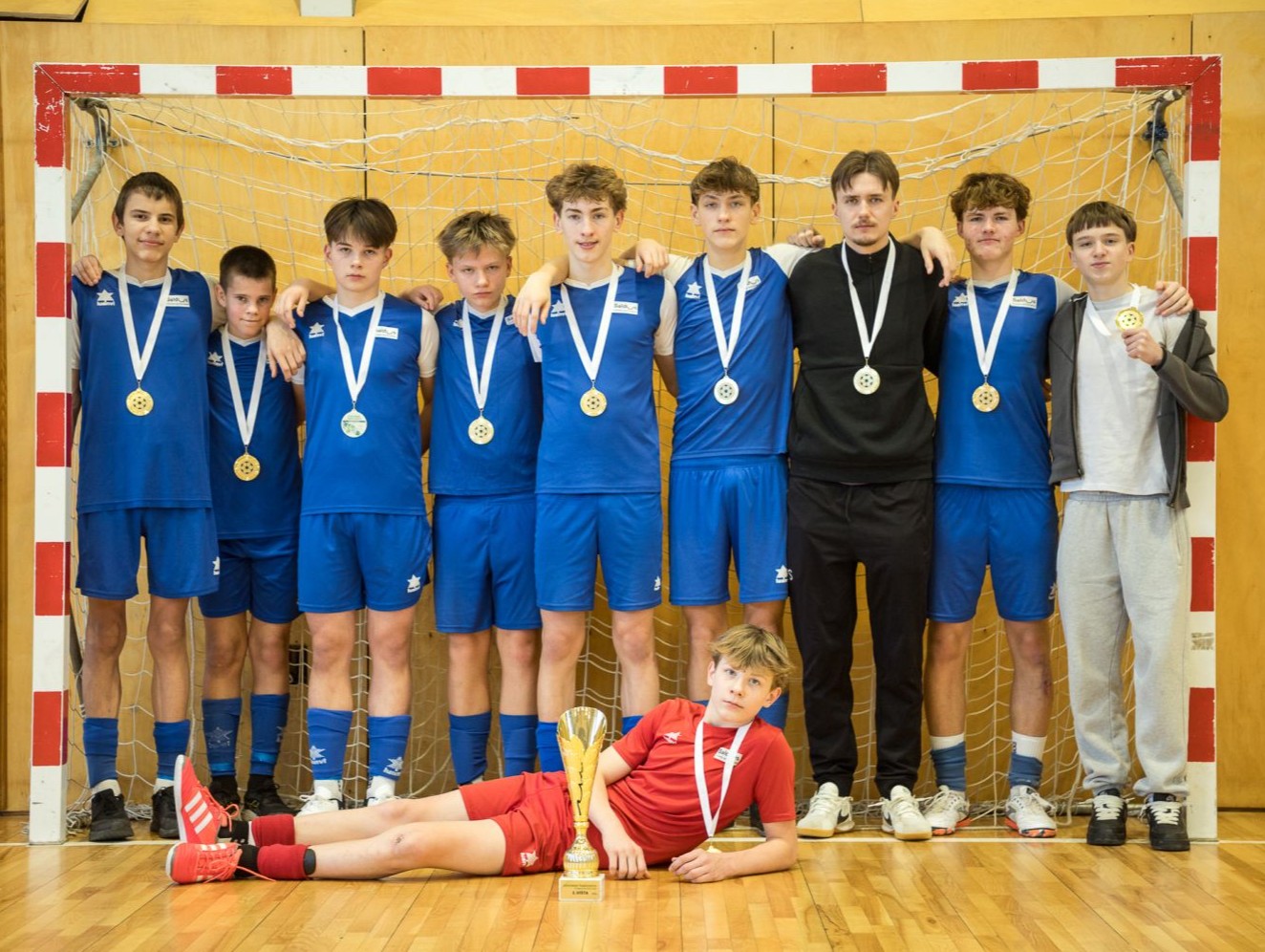 Mūsu futbolistiem /U15/Kurzemes čempionātā 1.vieta