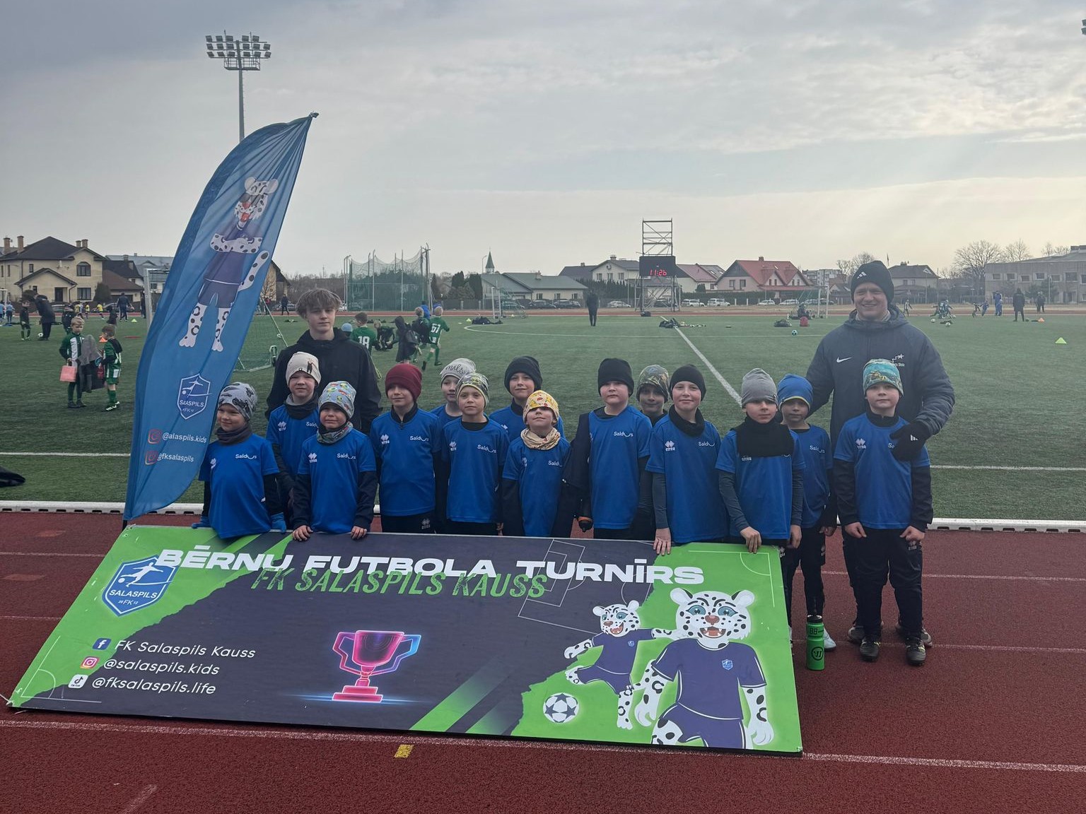 Mūsu mazajiem futbolistiem pirmais futbola turnīrs Salaspilī