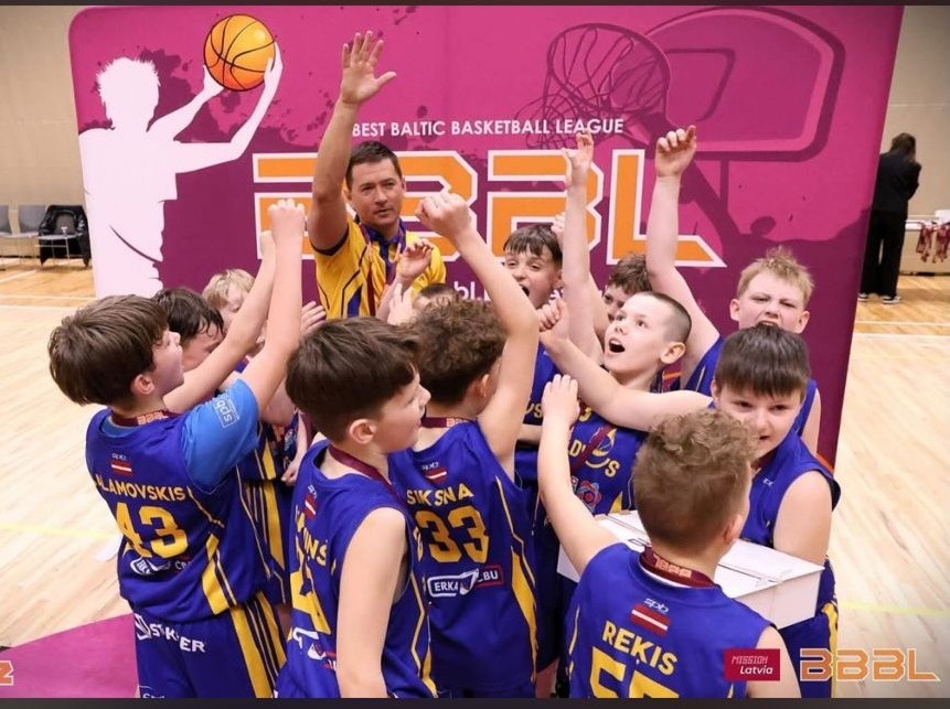 Saldus novada sporta skolas U 10 komanda Baltijas basketbola līgā izcīna 3.vietu