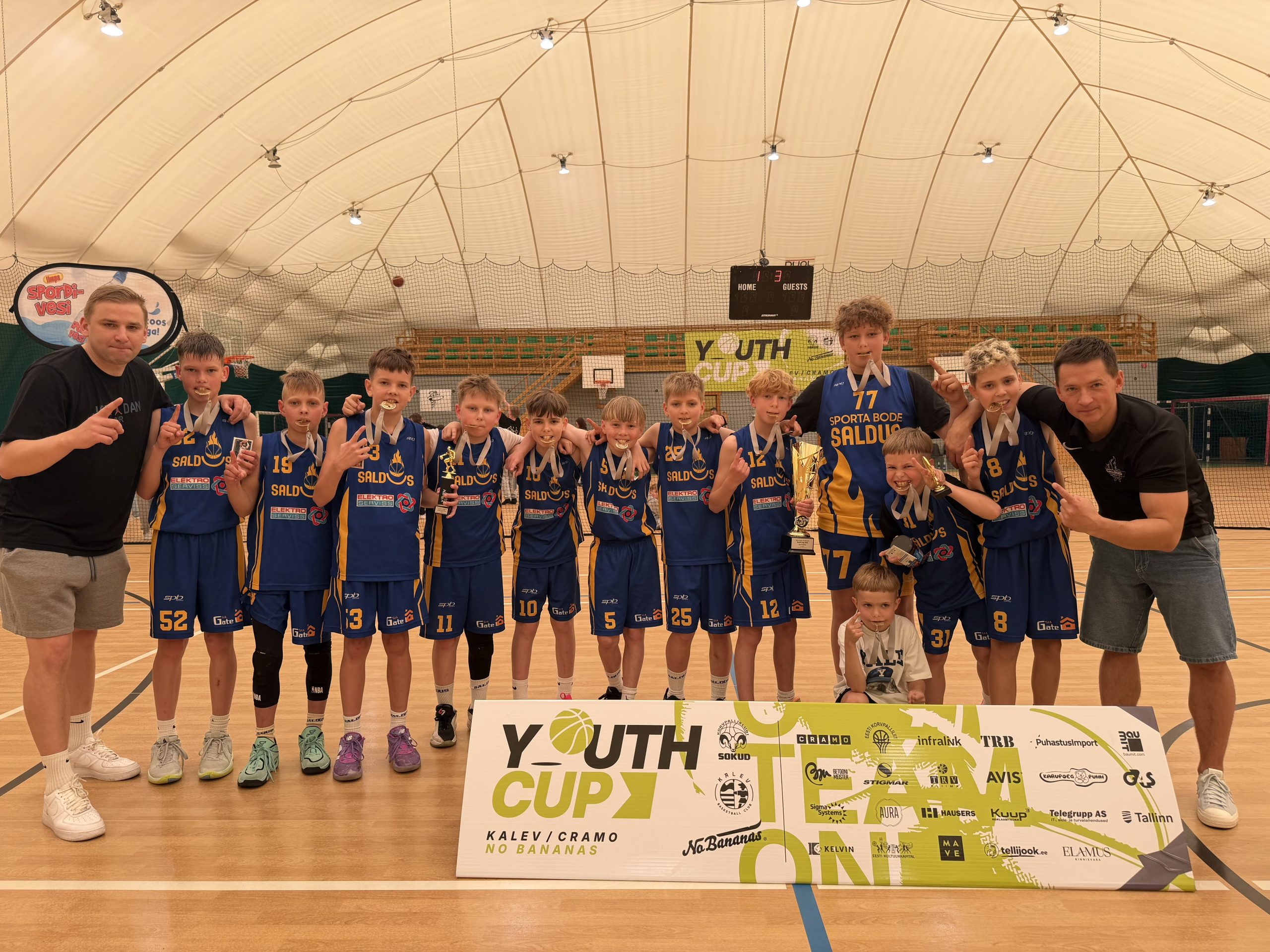 Mūsu U11 zēni čempioni – Kalev Cramo / No Bananas Youth Cup